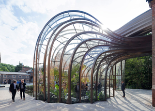 Illustration for article titled Bombay's Crazy New Distillery Looks Like It Was Inspired By Its Bottles